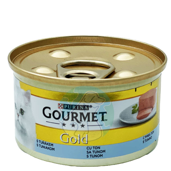 کنسرو گربه ماهی تن پته 85گرمی Gourmet Gold